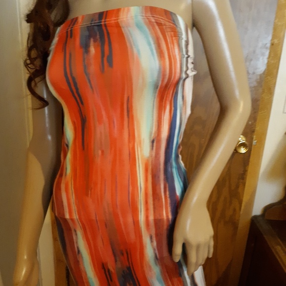 NWOT! Vibrant Womens Pencil Dress Size Small (0-6) - Picture 5 of 6